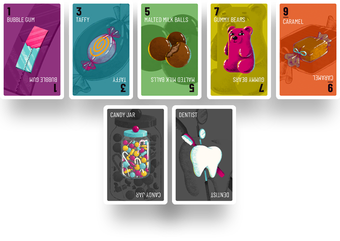 Sugar Rush: Sweet Tooth Cards